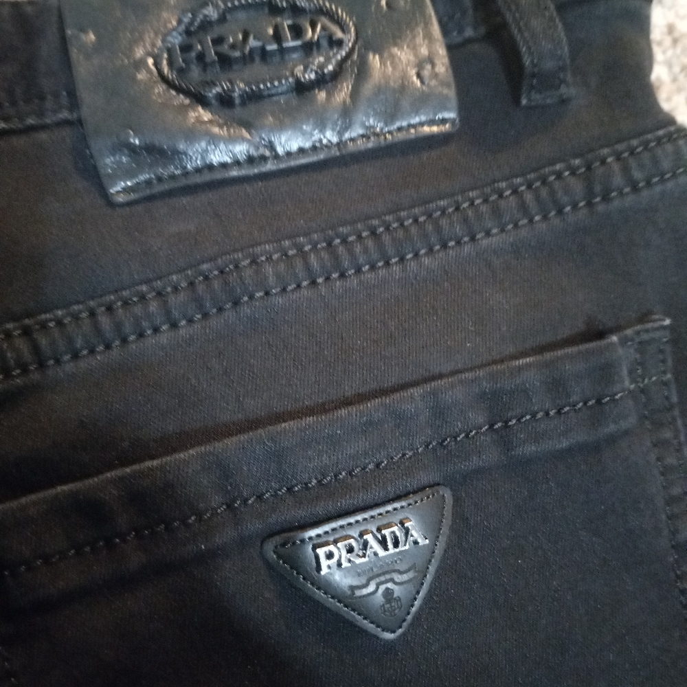Black Prada jeans. (Worn once)